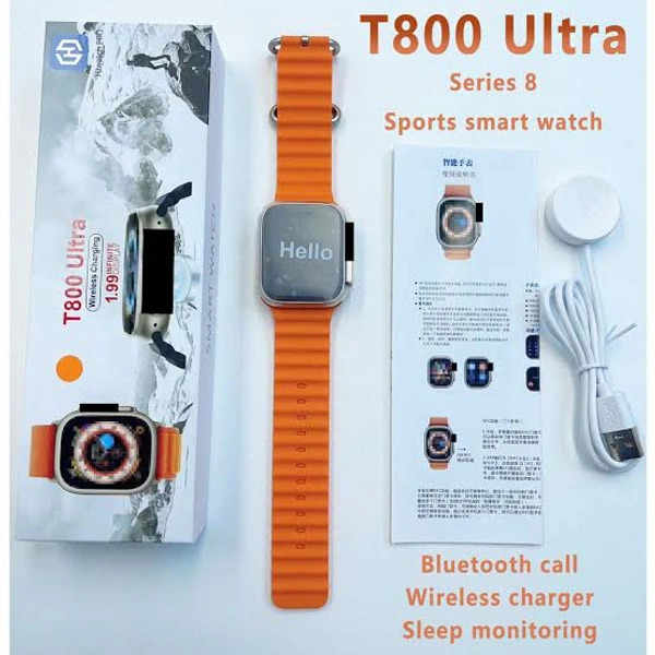 T800 Ultra Smart Watch  - Red