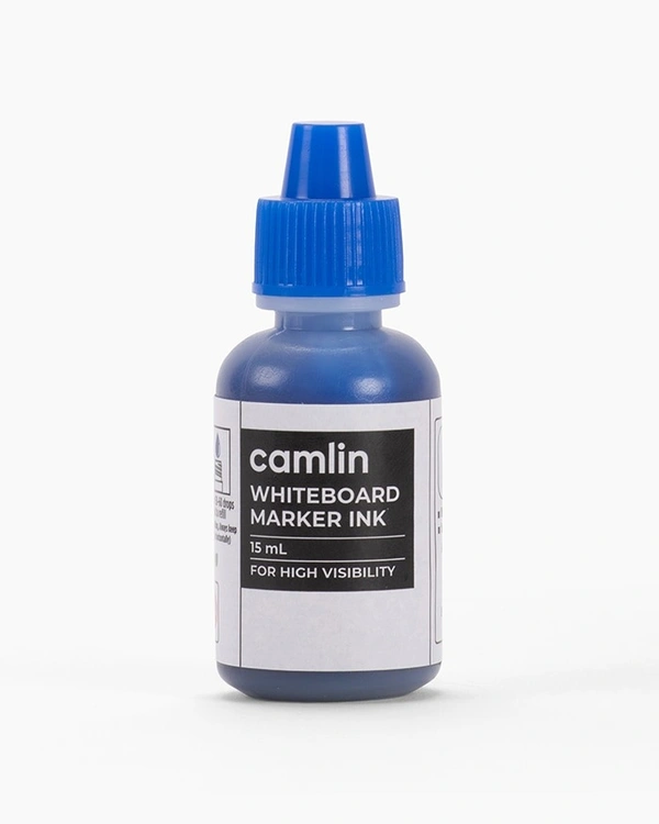 Camlin White board Marker Ink 15 Ml -Blue | Royal Stationers Best Quality Guarantee