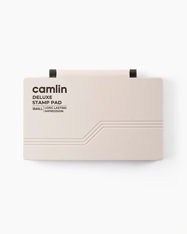 Camlin Deluxe Stamp Pad - Black | Royal Stationers Best Quality Guarantee