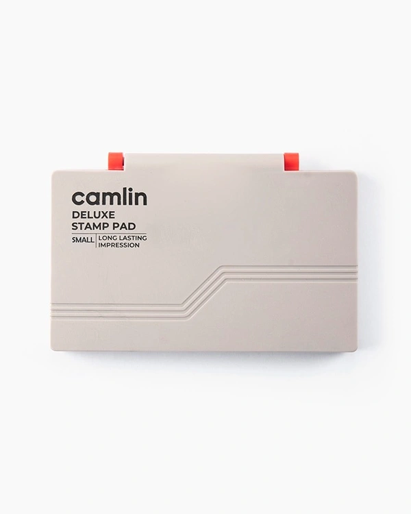 Camlin Deluxe Stamp Pad - red | Royal Stationers Best Quality Guarantee