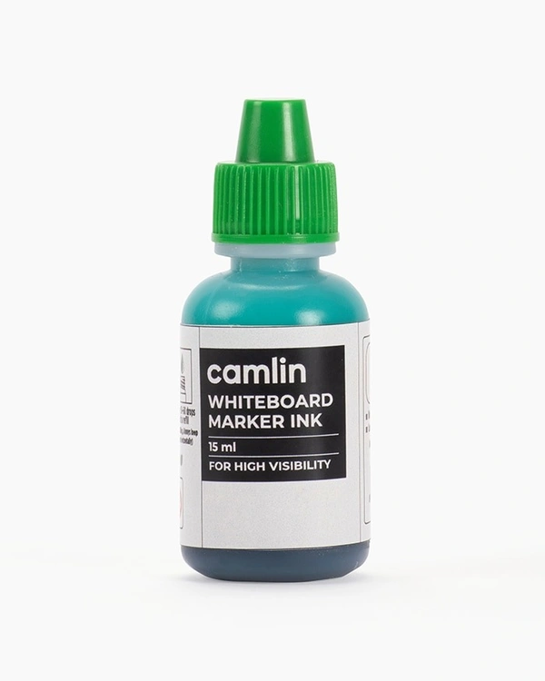 Camlin White board Marker Ink 15 Ml -green | Royal Stationers Best Quality Guarantee