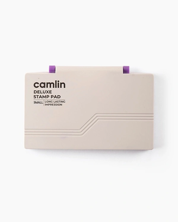 Camlin Deluxe Stamp Pad - Violet | Royal Stationers Best Quality Guarantee