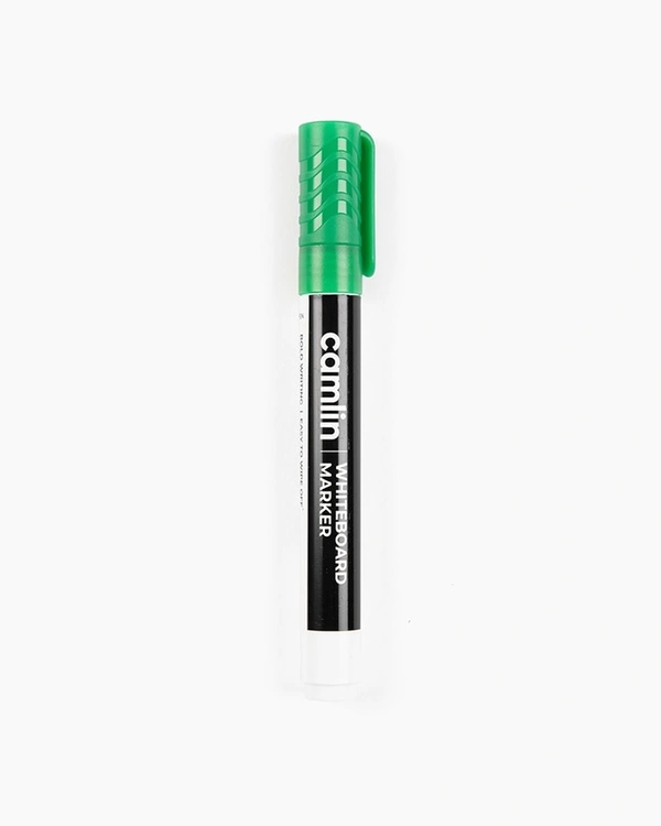 camlin white board marker with extra replacement tip free pack of 10 -green | Royal Stationers Best Quality Guarantee