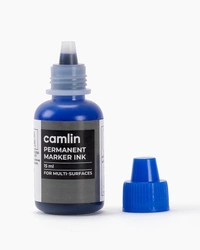 Camlin Permanent Marker Ink 15 ml -Blue | Royal Stationers Best Quality Guarantee
