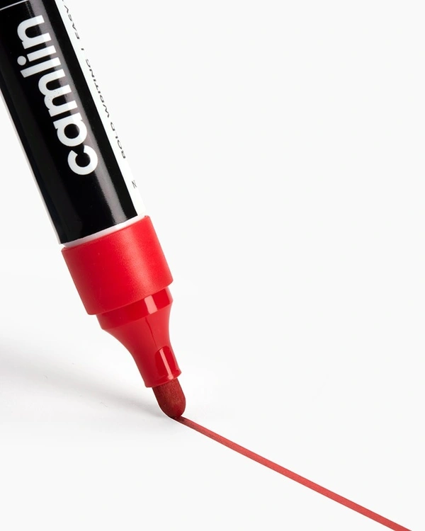 camlin white board marker with extra replacement tip free pack of 10 -red | Royal Stationers Best Quality Guarantee