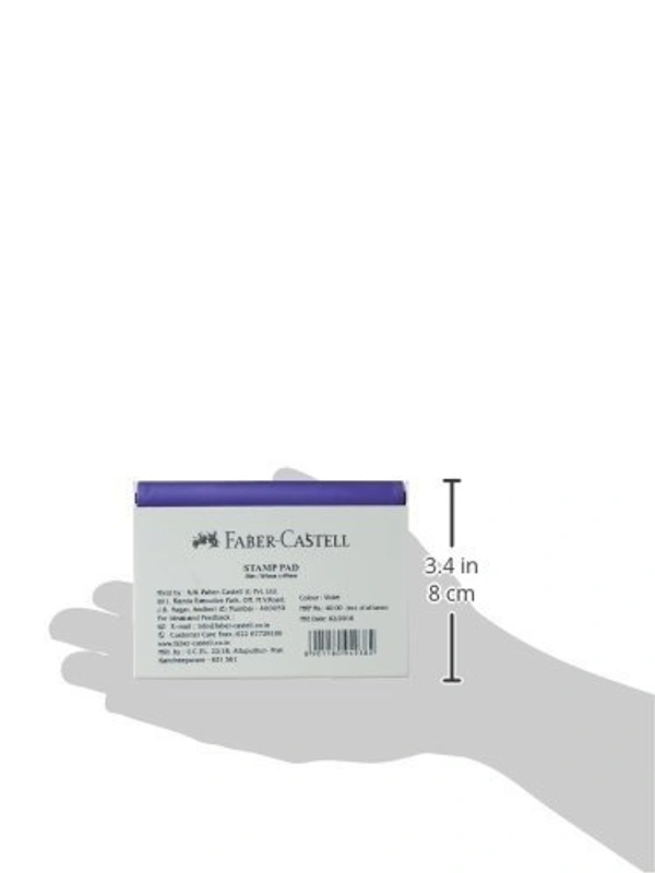 Faber-Castell Stamp Pad - Small (Violet)  | Royal Stationers Best Quality Guarantee