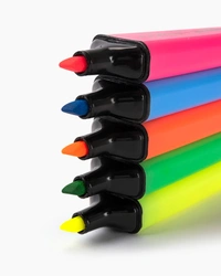 Camlin  Highlighters Set Of 5 | Royal Stationers Best Quality Guarantee