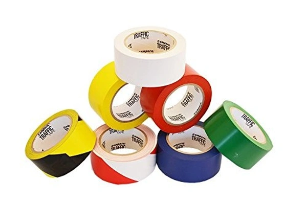 Floor Marking Tape Yellow 3 Inch/72 Mmx 20Metres - 10 Colours Available - (Pack Of 1)  | Royal Stationers Best Quality Guarantee