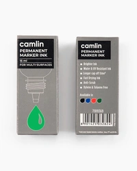 Camlin Permanent Marker Ink 15 Ml -green | Royal Stationers Best Quality Guarantee