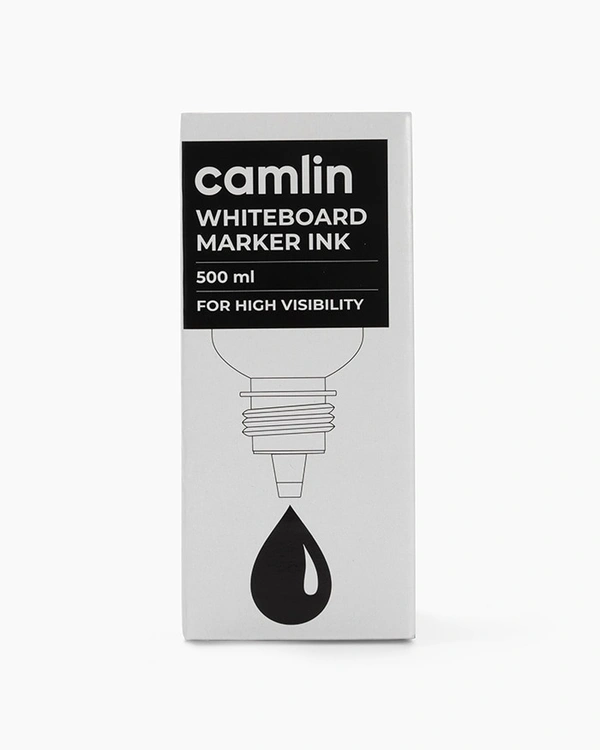 Camlin White board Marker Ink 500 Ml-Red | Royal Stationers Best Quality Guarantee