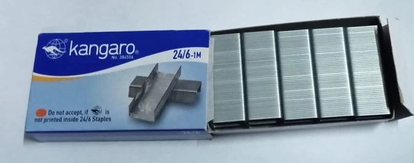 Kangaro Stapler Pin 24/6-1M, Pack of 20 Small Boxes | Royal Stationers Best Quality Guarantee