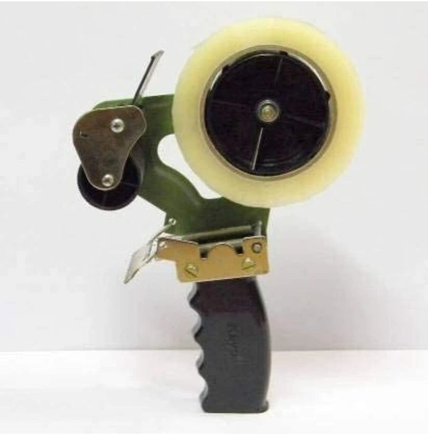 Ikon 3 inch (75 mm) Metal Tape Dispenser, with Stainless Steel Sharpe Blade  | Royal Stationers Best Quality Guarantee