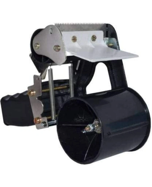 Ikon 3 inch (75 mm) Metal Tape Dispenser, with Stainless Steel Sharpe Blade  | Royal Stationers Best Quality Guarantee