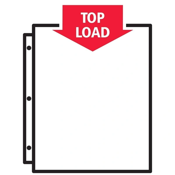 Sheet Protectors - A3 Size (Double of A4) - 200 Micron Thick - 11 Holes to fit in Any File - Pack of 50  | Royal Stationers Best Quality Guarantee