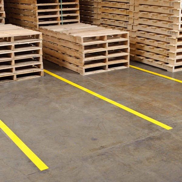 Floor Marking Tape Yellow 3 Inch/72 Mmx 20Metres - 10 Colours Available - (Pack Of 1)  | Royal Stationers Best Quality Guarantee