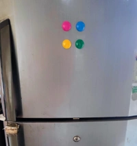 Colourful Magnet Buttons for Fridge/Magnetic Whiteboard/Stick Notes, Photos, Charts and More - Multicolor (10) 30 MM | Royal Stationers Best Quality Guarantee