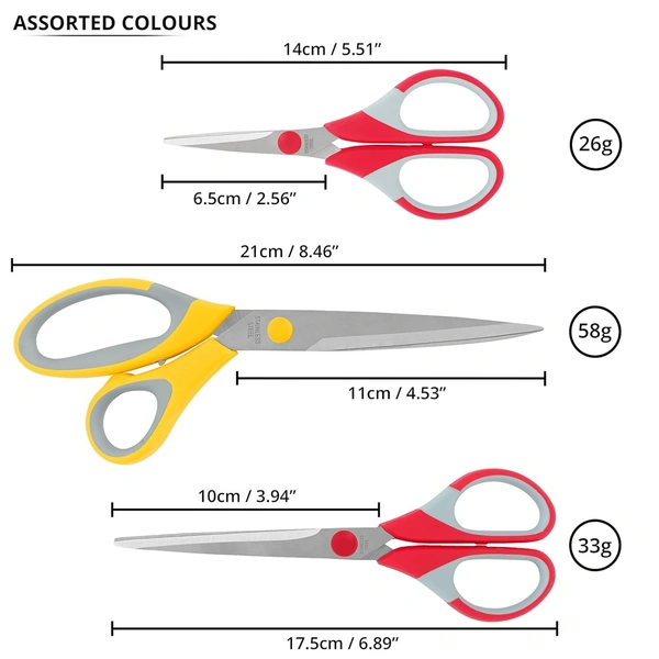 All Purpose Large Scissor for Offices, Crafts, Kitchen, Tailoring and Hair Cutting  | Royal Stationers Best Quality Guarantee