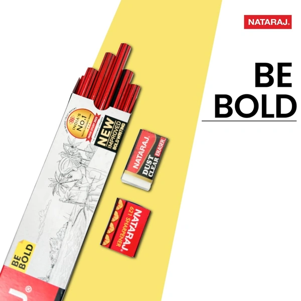 Natraj 621 Pencils-Pack Of 10 | Royal Stationers Best Quality Guarantee