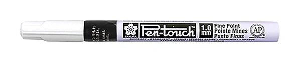 Sakura Pen-Touch Permant Paint Marker fine point 1.0mm Black color | Royal Stationers Best Quality Guarantee
