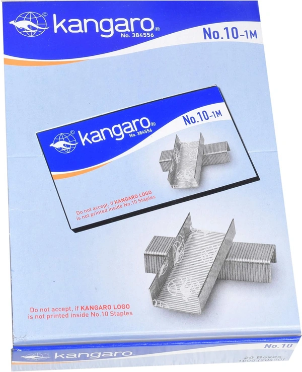 Kangaro No.10 1-M Staple Pin 20 Box | Royal Stationers Best Quality Guarantee