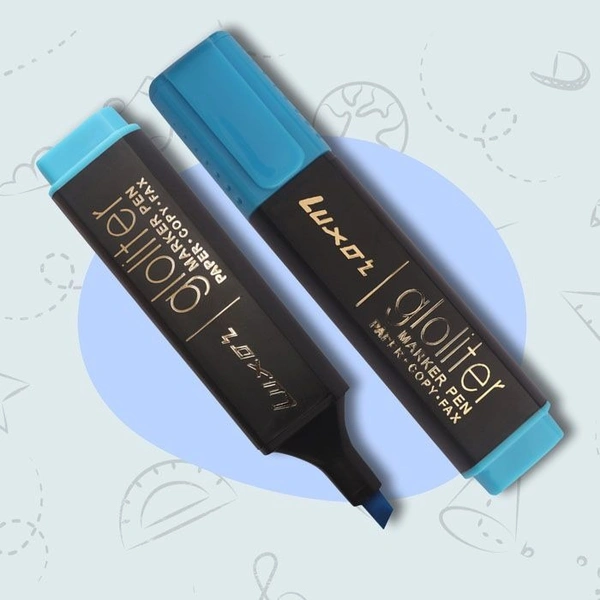 Luxor Highlighter- set of 5 | Royal Stationers Best Quality Guarantee