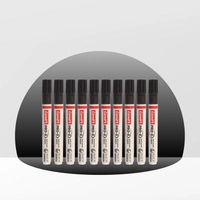 Luxor Refillable White Board Marker with extra replacement tip free - black - Box Of 10 | Royal Stationers Best Quality Guarantee