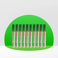 Luxor Refillable White Board Marker with extra replacement tip free - Green - Box Of 10 | Royal Stationers Best Quality Guarantee