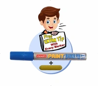 Luxor blue Paint Marker With Extra Tip Free Pak Of-10 | Royal Stationers Best Quality Guarantee