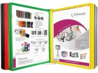 info Plastic Wall Unit Hanging Display Pocket Documents Certifica te Storage File Folder with 10 Folders for Home and Office, A4 Size, Multicolour | Royal Stationers Best Quality Guarantee