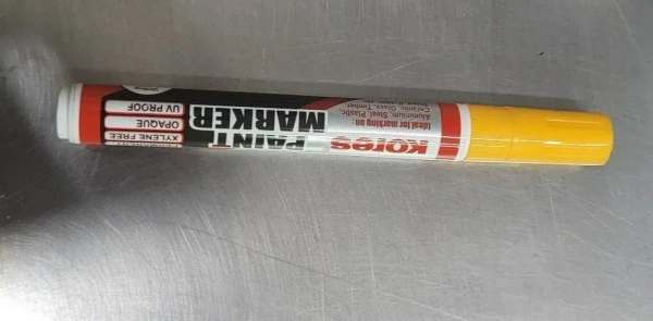 Kores Paint Marker Pen With Tip Free Every Marker- Pack Of 10 | Royal Stationers Best Quality Guarantee