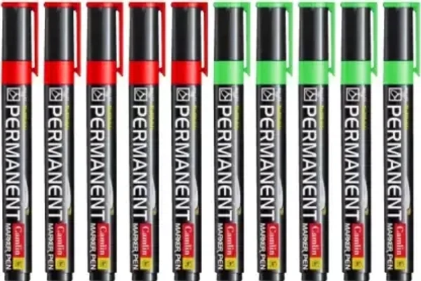 camlin permanent marker green- Pack of 10 | Royal Stationers Best Quality Guarantee