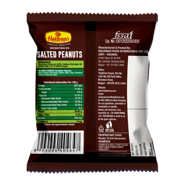 Haldiram's Salted Peanuts 40g