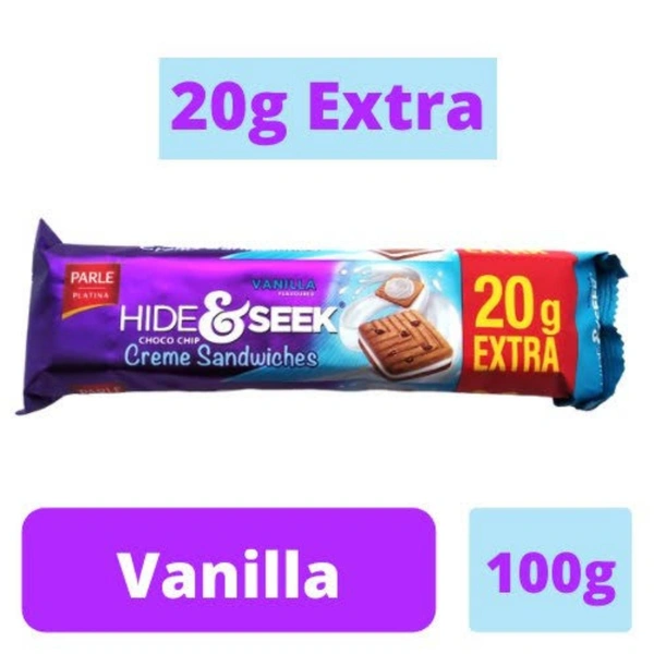 Parle Hide And Seek ( Creme Sandwiches ) 100g + 20g Extra