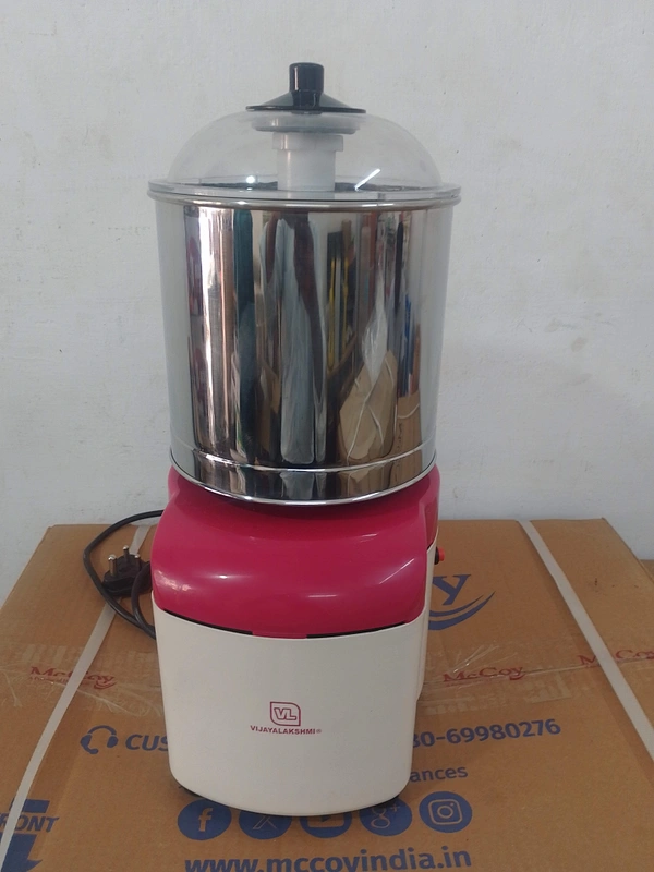 Vl Cute .5 Litres Wet Grinder  - Tickle Me Pink, Half Litre