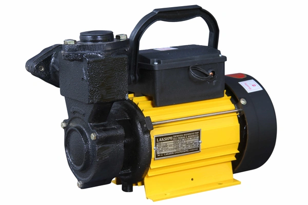 1 Hp Lakshmi Self Priming Water Pump Copper Coil  - Yellow, 1 HP