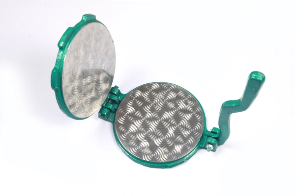 Lakshmi Chapati Press Steel  - Pine Green, 17 Cm Inside Round
