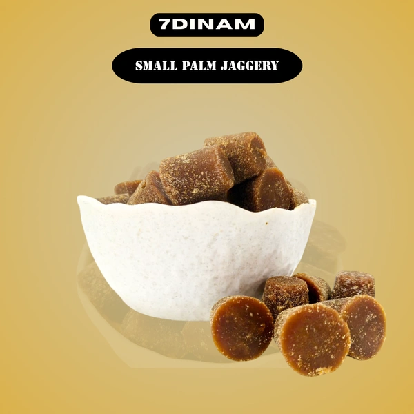 PALM JAGGERY SMALL (14G CUBES)-1KG - NORMAL COVER, 1