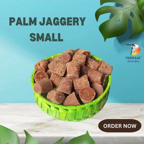 PALM JAGGERY SMALL (14G CUBES)-1KG - NORMAL COVER, 1