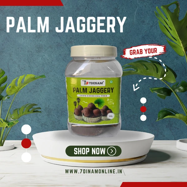 Palm Jaggery (Half Round)