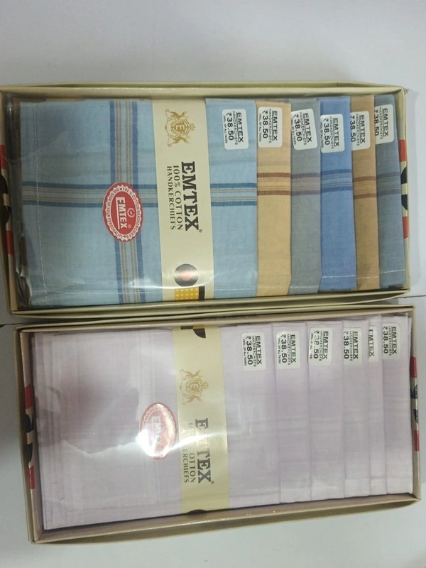 EMTEX HANDKERCHIEF 1000 - LIGHT COLOUR