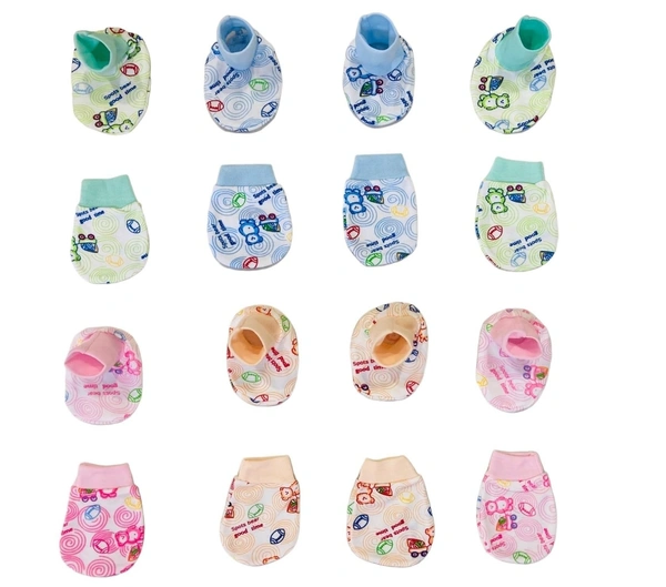BABY MITTEN SET - CHINA FABRIC