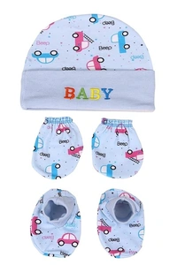 BABY CAP MITTEN SET 