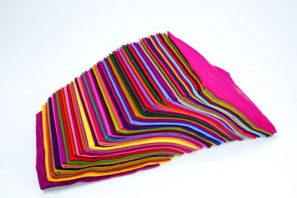 MATAJI FABRICSSHALINI ( 50PCS MIX COLOUR)