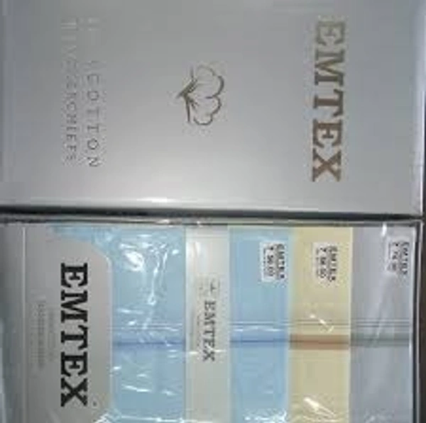 EMTEX HANDKERCHIEFS 1400 - WHITE BORDER