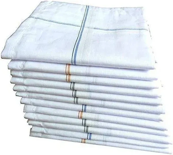 SONY HANDKERCHIEFS  - 20*20, WHITE BORDER
