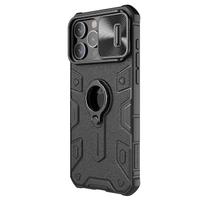 Nillkin CamShield Armor case for Apple iPhone 15 Pro 6.1 (2023) (with LOGO cutout) - Iphone 15pro, Black