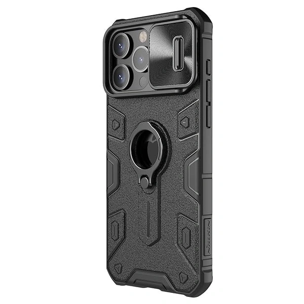 Nillkin CamShield Armor case for Apple iPhone 15 Pro 6.1 (2023) (with LOGO cutout) - Iphone 15pro, Black