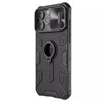 Nillkin CamShield Armor case for Apple iPhone 15 Pro Max 6.7 (2023) (with LOGO cutout) - Iphone 15promax, Black