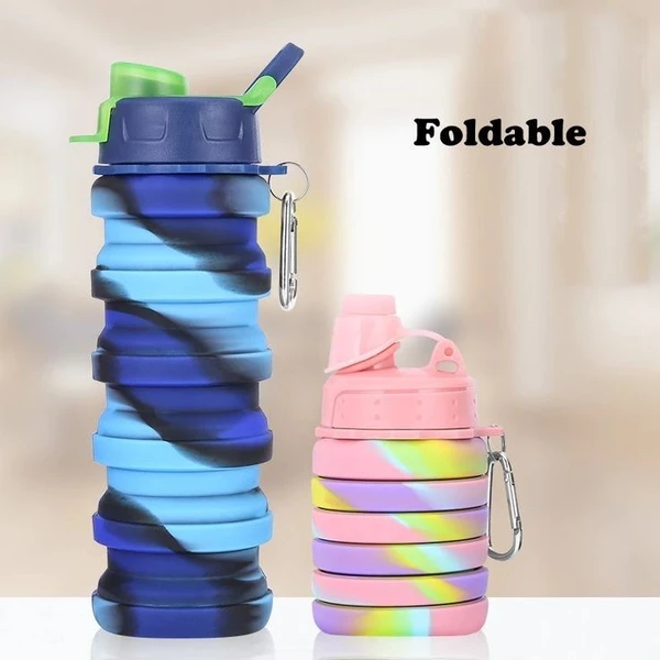 Foldable Silicon Rainbow Bottle