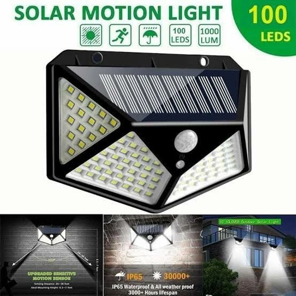 100 LED Solar Sensor Light (BK-100)